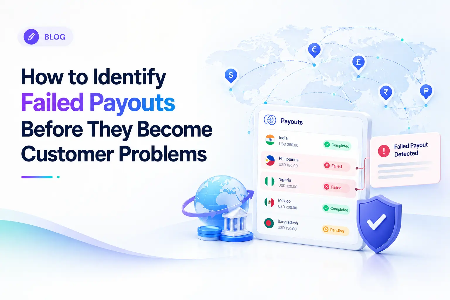 Failed payouts before they become customer problems
