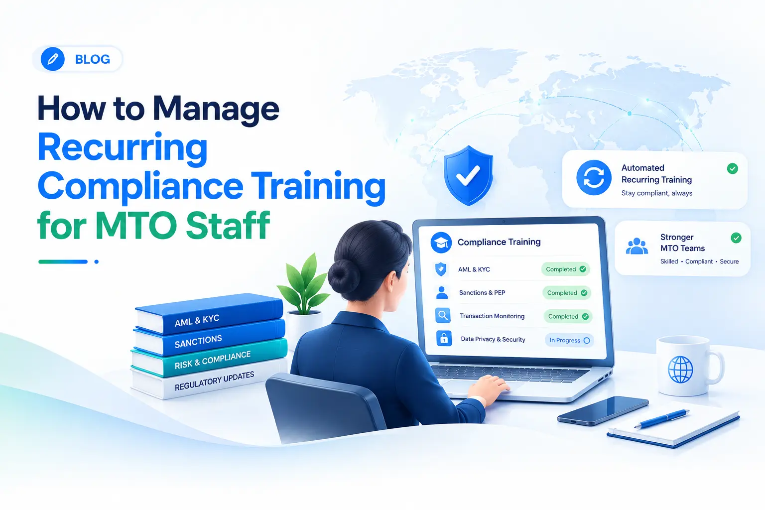 How to manage recurring compliance training for MTO staff